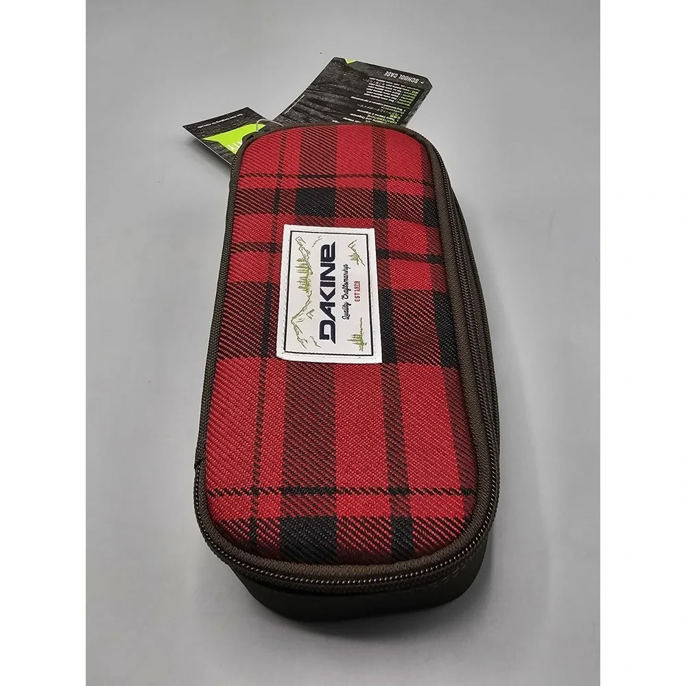 Dakine Tartan Plaid  School Case Zip‎ Supply Organizer Pouch 9